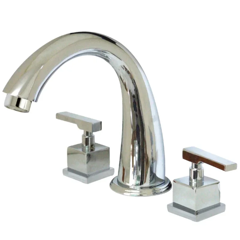 Kingston - Tub Faucets - Executive KS236QLL Two-Handle 3-Hole Deck Mount Roman Tub Faucet