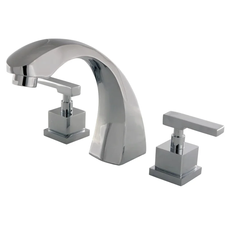 Kingston - Tub Faucets - Executive KS436QLL Two-Handle 3-Hole Deck Mount Roman Tub Faucet