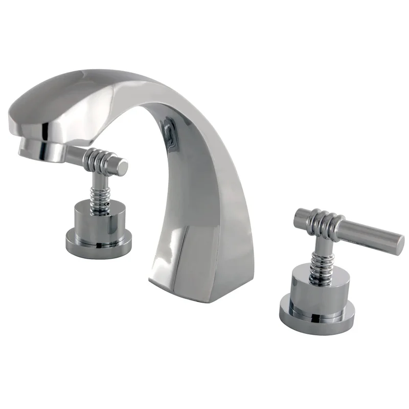 Kingston - Tub Faucets - KS436ML Two-Handle 3-Hole Deck Mount Roman Tub Faucet