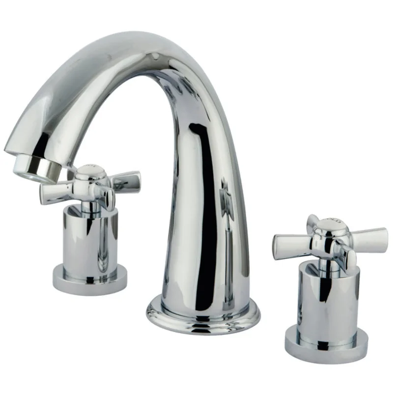 Kingston - Tub Faucets - Millennium KS236ZX Two-Handle 3-Hole Deck Mount Roman Tub Faucet