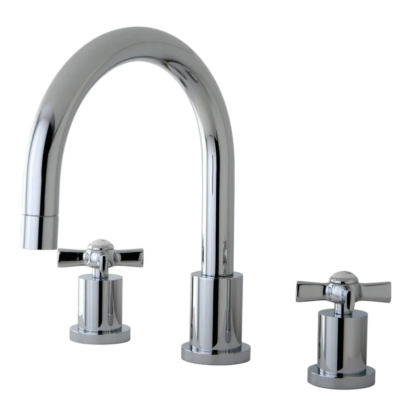 Kingston - Tub Faucets - Millennium KS832ZX Two-Handle 3-Hole Deck Mount Roman Tub Faucet