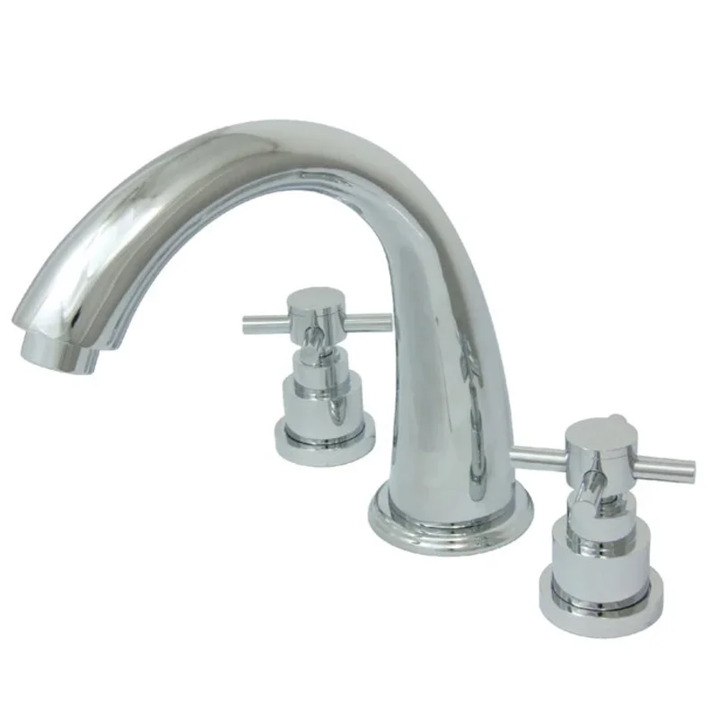 Kingston - Tub Faucets - Roman KS236EX Two-Handle 3-Hole Deck Mount Roman Tub Faucet
