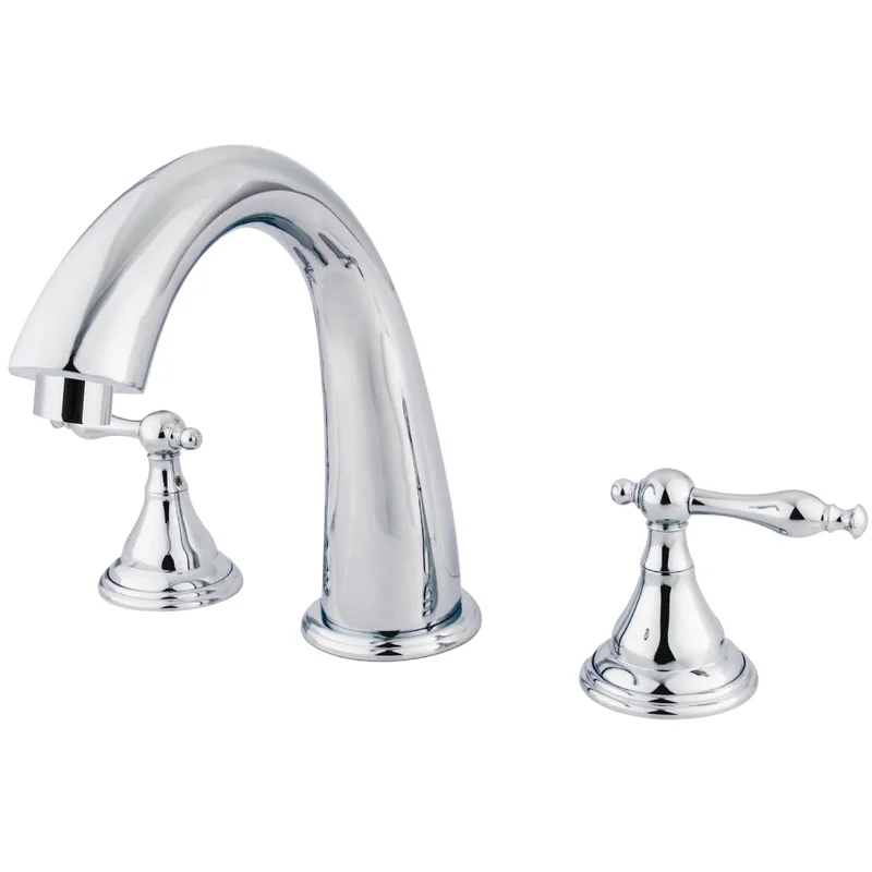 Kingston - Tub Faucets - Royale KS536NL Two-Handle 3-Hole Deck Mount Roman Tub Faucet
