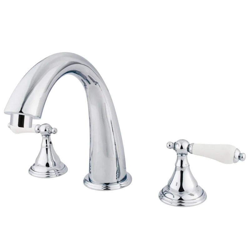 Kingston - Tub Faucets - Royale KS536PX Two-Handle 3-Hole Deck Mount Roman Tub Faucet
