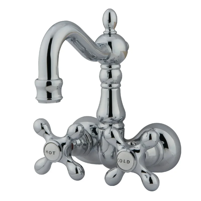 Kingston - Tub Faucets - Vintage CC1077T Two-Handle 2-Hole Tub Wall Mount Clawfoot Tub Faucet