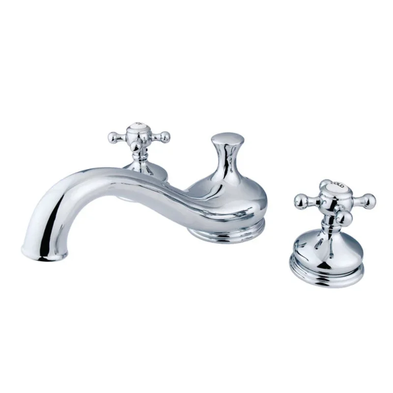 Kingston - Tub Faucets - Vintage KS333BX Two-Handle 3-Hole Deck Mount Roman Tub Faucet