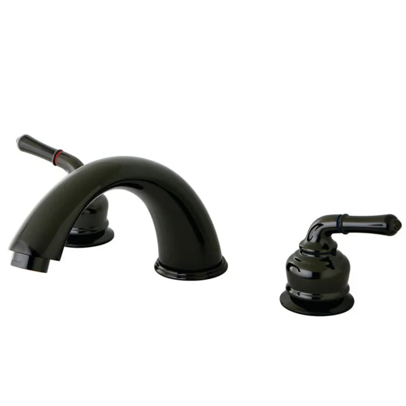 Kingston - Tub Faucets - Water Onyx NB360 Two-Handle 3-Hole Deck Mount Roman Tub Faucet
