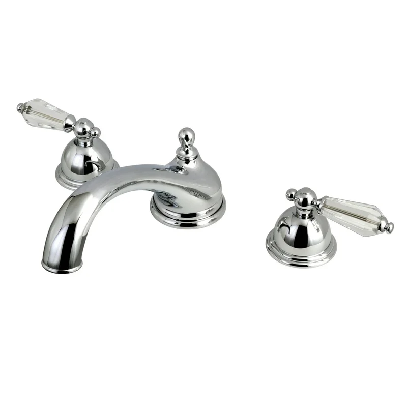 Kingston - Tub Faucets - Wilshire KS335WLL Two-Handle 3-Hole Deck Mount Roman Tub Faucet