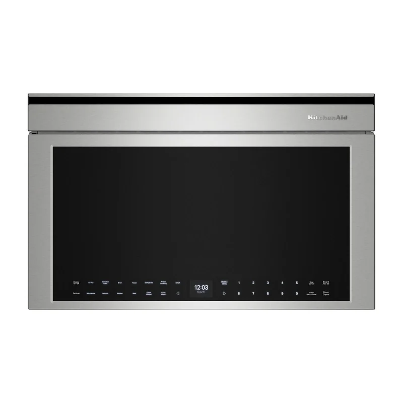 KitchenAid - 1.1 cu. Ft Built In Microwave in PrintShield Stainless - YKMBT730SPS PrintShield Stainless