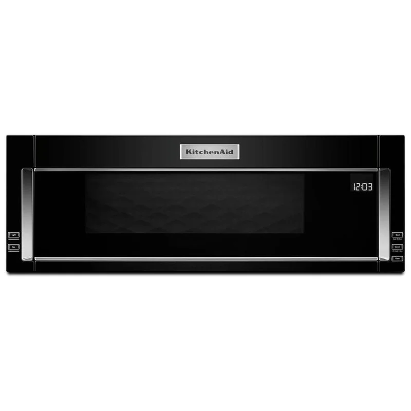 KitchenAid - 1.1 cu. Ft Over the range Microwave in Black - YKMLS311HBL Black