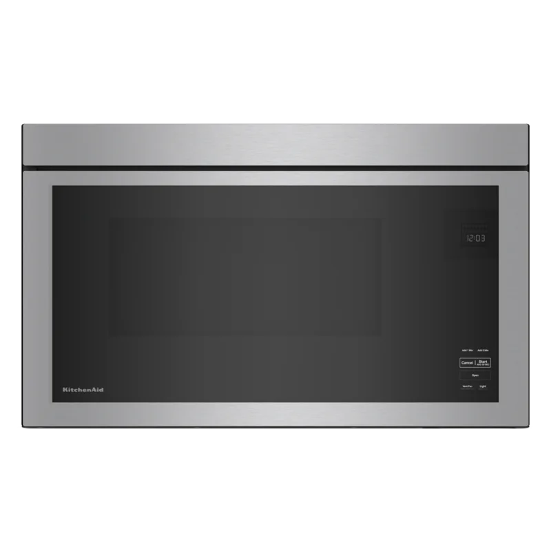 KitchenAid - 1.1 cu. Ft Over the range Microwave in Stainless - YKMMF330PPS Stainless