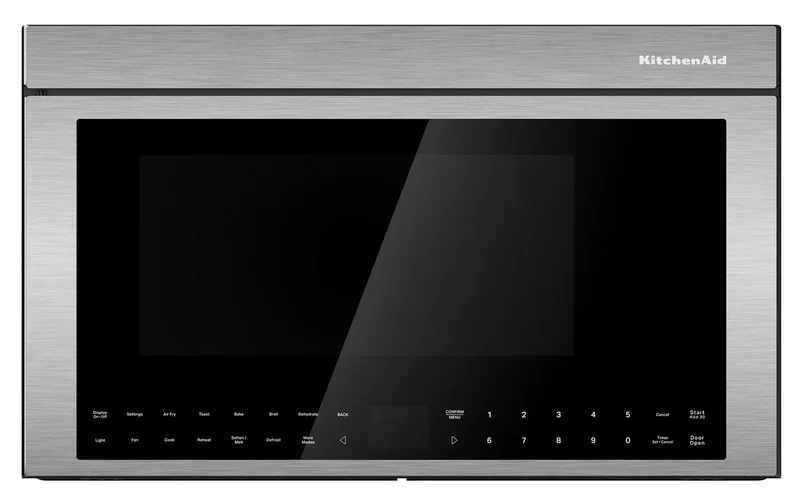 KitchenAid - 1.1 cu. Ft Over the range Microwave in Stainless - YKMMF530PPS Stainless