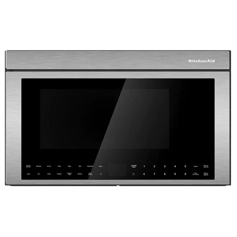 KitchenAid - 1.1 cu. Ft Over the range Microwave in Stainless - YKMMF730PPS Stainless