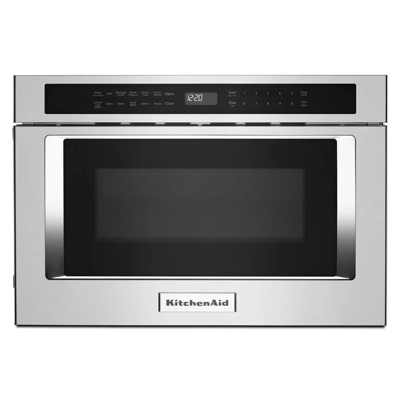 KitchenAid - 1.2 cu. Ft Built In Microwave in Stainless - KMBD104GSS Stainless