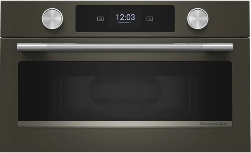 KitchenAid - 1.4 cu. Ft Built In Microwave in Black Ore - KMBS730SBE Black Ore