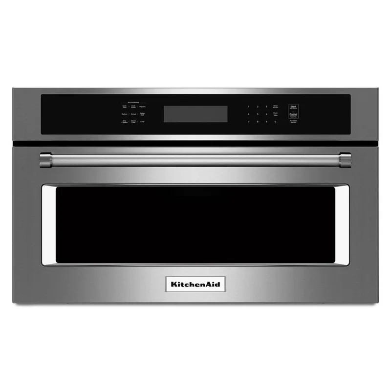 KitchenAid - 1.4 cu. ft Built In Microwave in Stainless - KMBP100ESS Stainless
