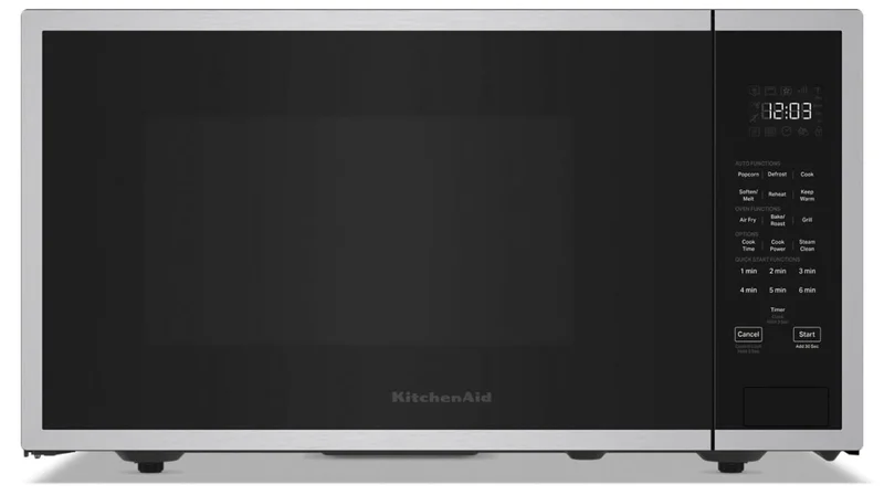 KitchenAid - 1.5 cu. Ft Counter top Microwave in Stainless - KMCS522PPS Stainless