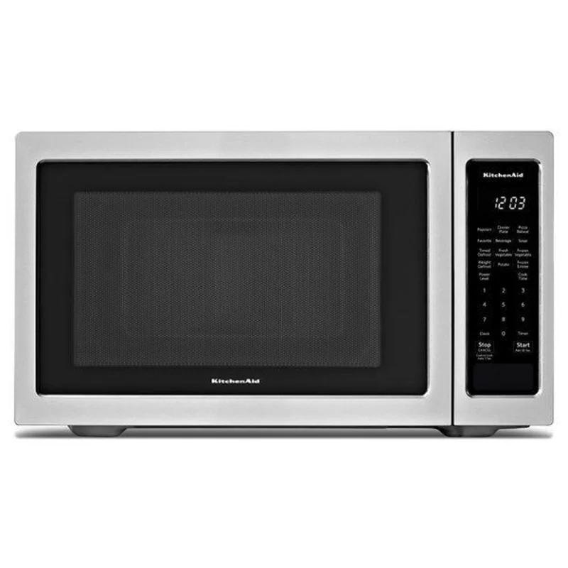 KitchenAid - 1.6 cu. Ft Counter top Microwave in Stainless Steel - YKMCS1016GS Stainless