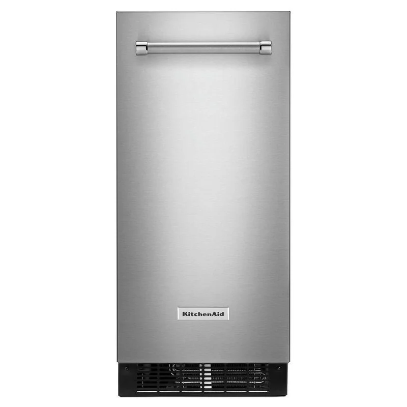 KitchenAid - 14.875 Inch 15 cu. ft Ice Maker Refrigerator in Stainless - KUIX535HPS Stainless