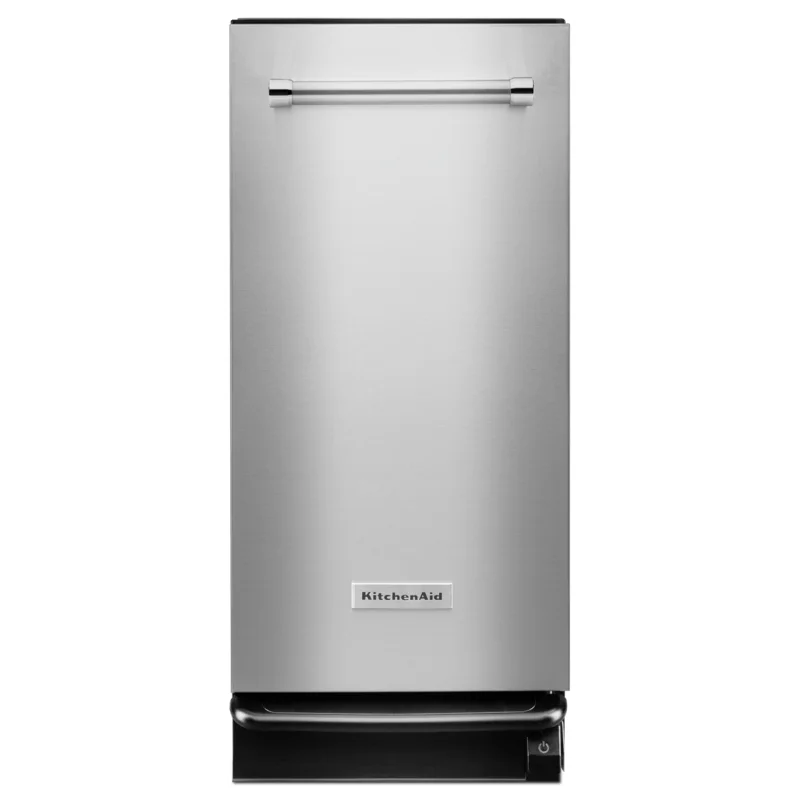 KitchenAid - 15 Inch 1.4 cu. ft Built In / Integrated Trash Compactor in Stainless - KTTS505ESS Stainless