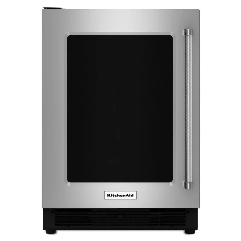 KitchenAid - 23.75 Inch 4.7 cu. ft Wine Cellar Refrigerator in Stainless - KUWL304ESS Stainless