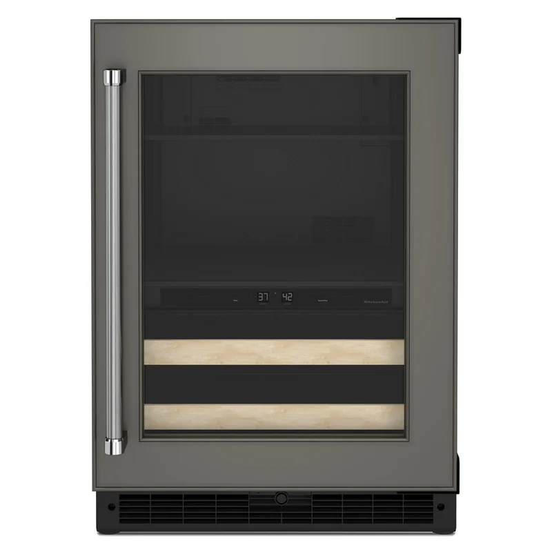 KitchenAid - 23.875 Inch 4.89 cu. ft Beverage Centre Refrigerator in Panel Ready - KUBR214KPA Panel Ready