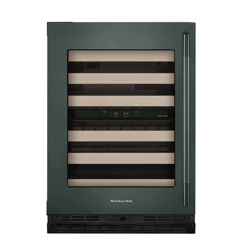 KitchenAid - 24 Inch 5.0 cu. ft Wine Fridge Refrigerator in Juniper - KUWL524SJP Juniper