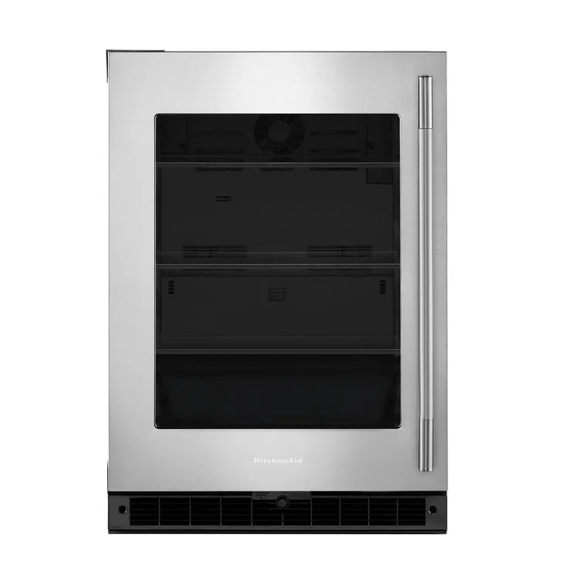 KitchenAid - 24 Inch Undercounter Mini Fridge in Stainless - KURL324SSB Stainless