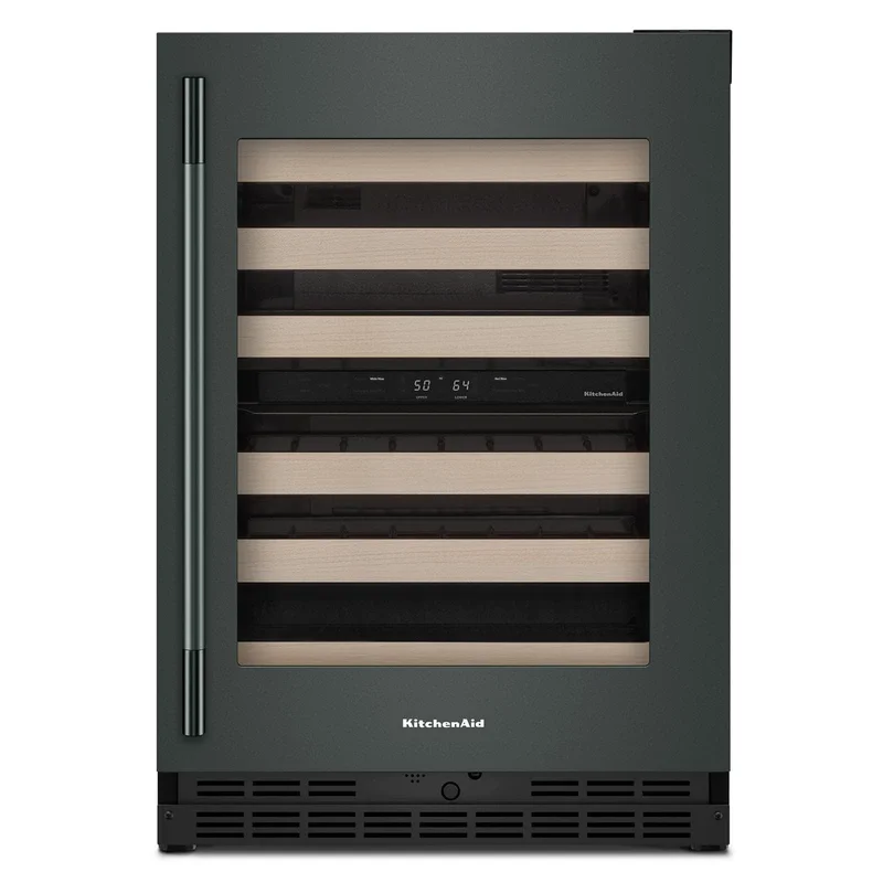 KitchenAid - 24 Inch Undercounter Wine Fridge in Juniper - KUWR524SJP Juniper