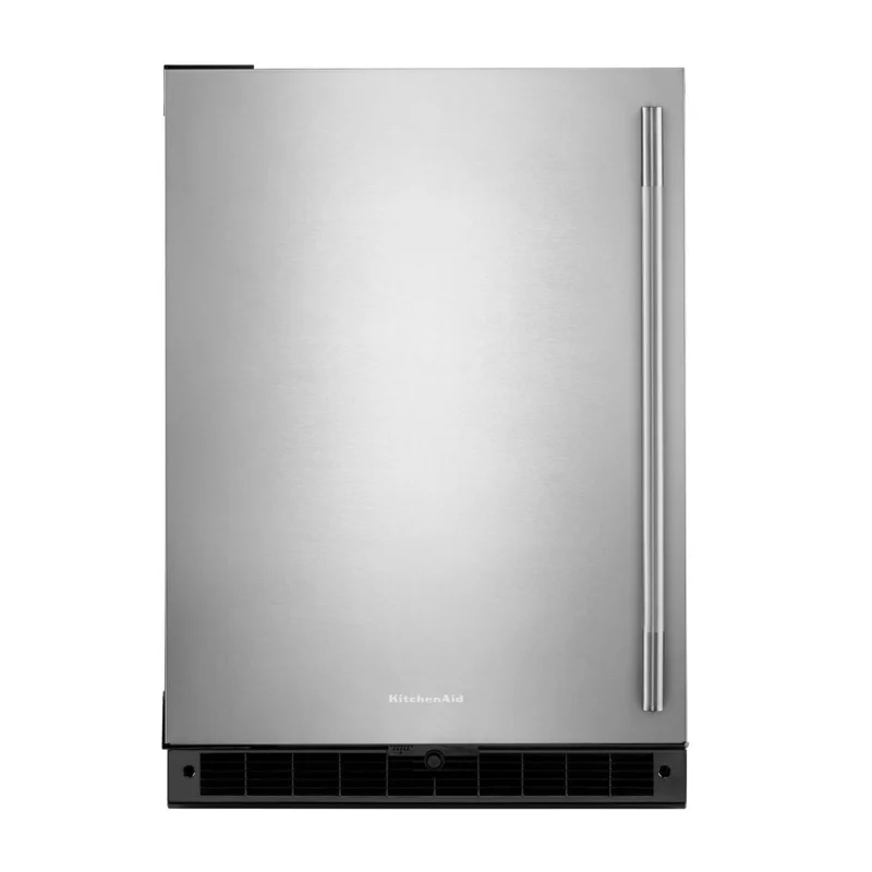 KitchenAid - 24 Inch Undercounter Wine Fridge in Stainless - KURL124SSB Stainless