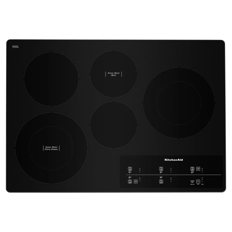KitchenAid - 29 inch wide Electric Cooktop in Stainless - KCES950KSS Stainless