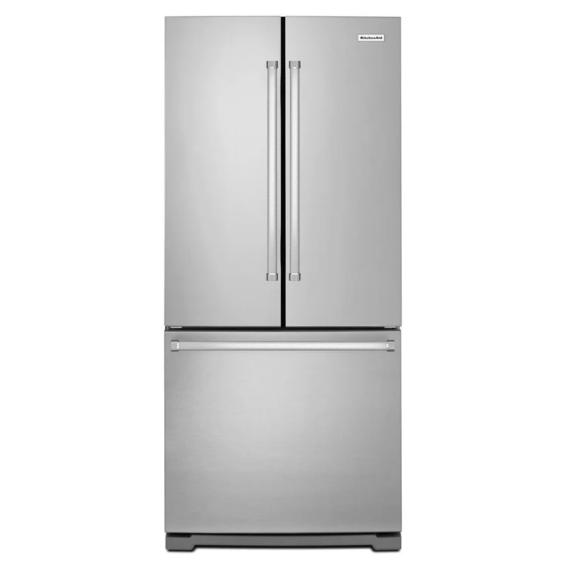 KitchenAid - 30.13 Inch 19.68 cu. ft French Door Refrigerator in Stainless - KRFF300ESS Stainless