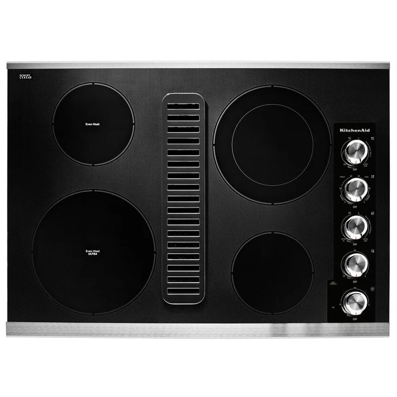 KitchenAid - 30.87 inch wide Downdraft Cooktop in Stainless - KCED600GSS Stainless