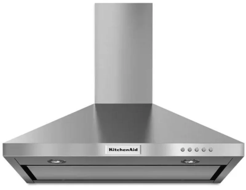 KitchenAid - 30 Inch 400 CFM Wall Mount and Chimney Range Vent in Stainless - KVWB400DSS Stainless