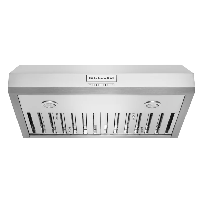 KitchenAid - 30 Inch 585 CFM Under Cabinet Range Vent in Stainless - KVUC600KSS Stainless