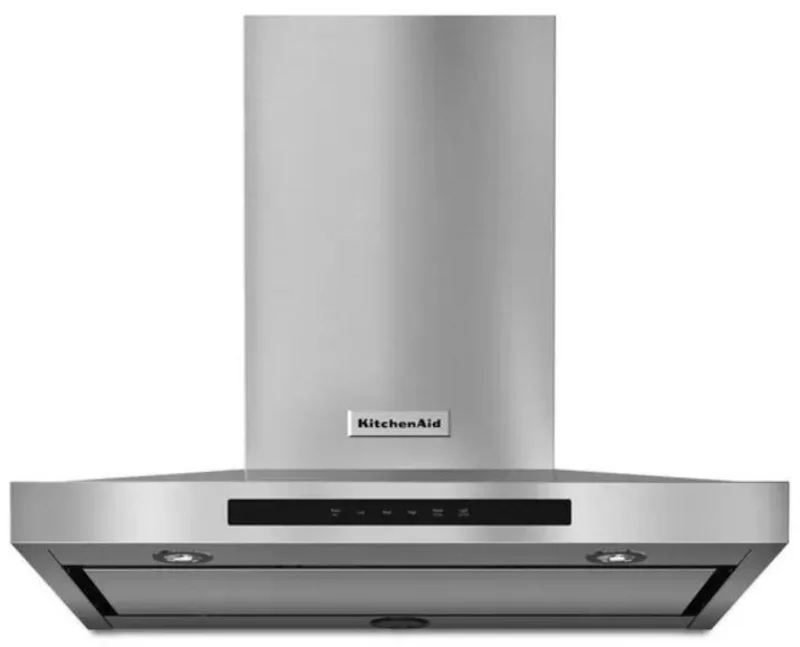 KitchenAid - 30 Inch 600 CFM Wall Mount and Chimney Range Vent in Stainless - KVWB600DSS Stainless