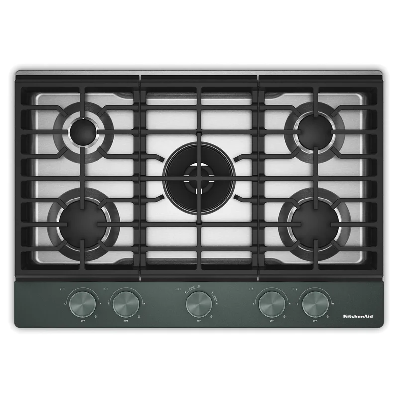 KitchenAid - 30 inch wide Gas Cooktop in Juniper - KCGK530SJP Juniper