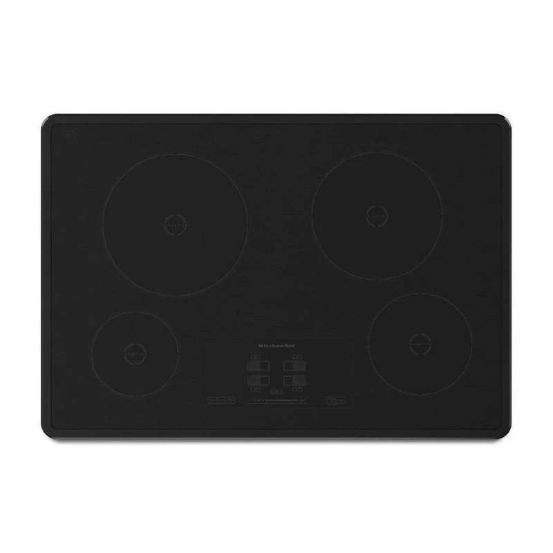KitchenAid - 30 inch wide Induction Cooktop in Black - KICU500XBL Black