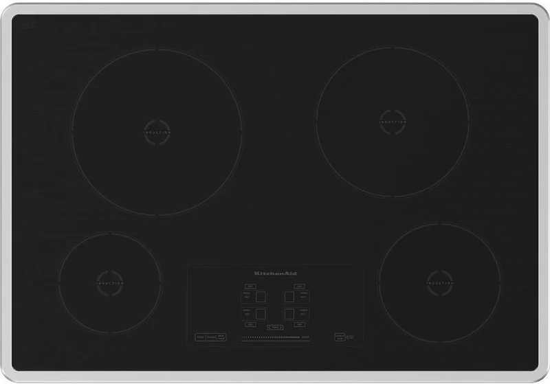 KitchenAid - 30 inch wide Induction Cooktop in Stainless Steel - KICU500XSS Stainless