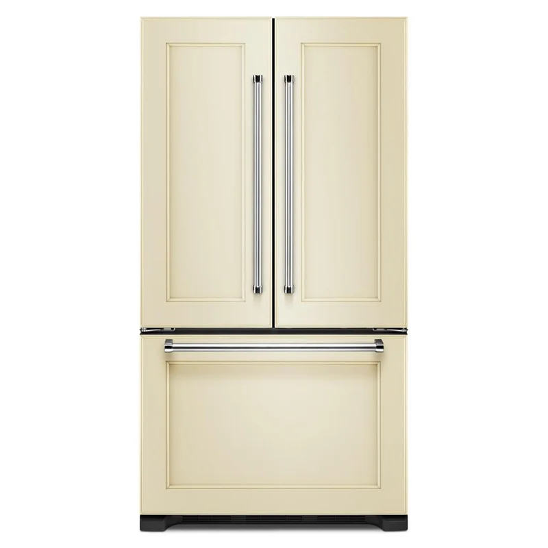 KitchenAid - 35.75 Inch 22 cu. ft French Door Refrigerator in Panel Ready - KRFC302EPA Panel Ready