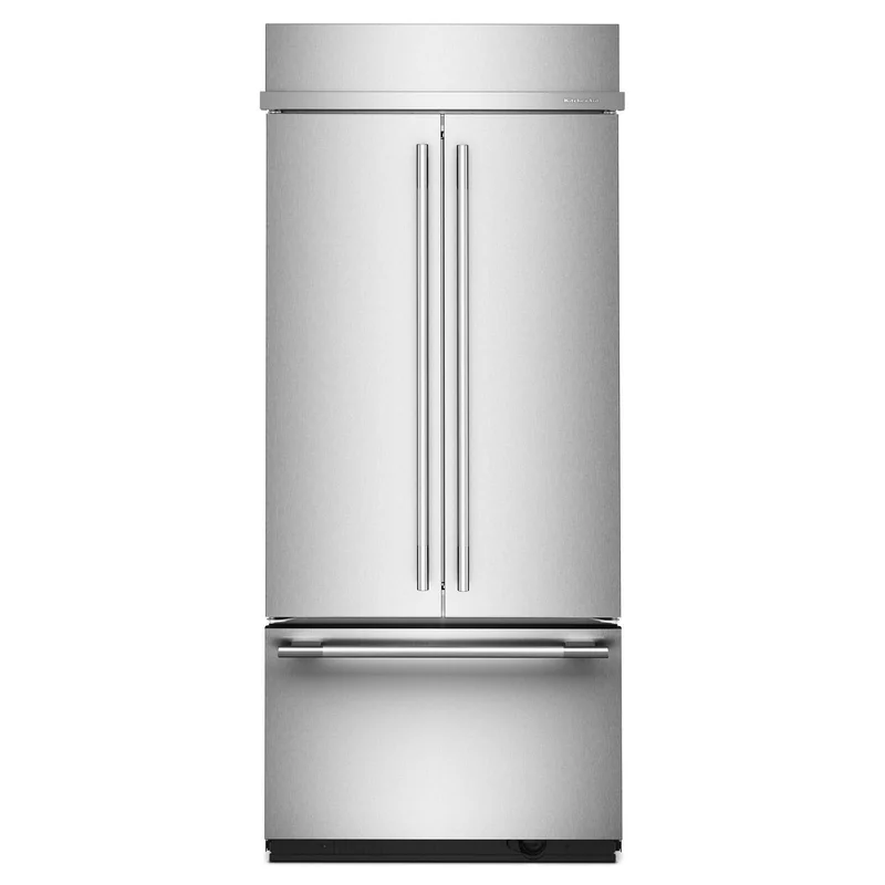 KitchenAid - 36.25 Inch 20.8 cu. ft French Door Refrigerator in Stainless - KBFN536SPS Stainless