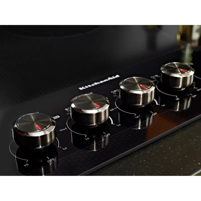 KitchenAid - 36.3125 Inch Electric Cooktop in Black - KECC664BBL Black