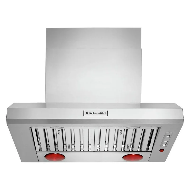 KitchenAid - 36 Inch 1170 CFM Wall Mount and Chimney Range Vent in Stainless - KVWC956JSS Stainless