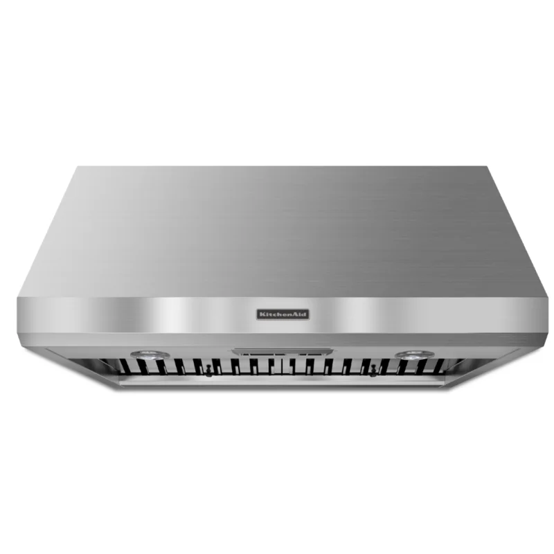 KitchenAid - 36 Inch 1200 CFM Wall Mount and Chimney Range Vent in Stainless - KXW8736YSS Stainless