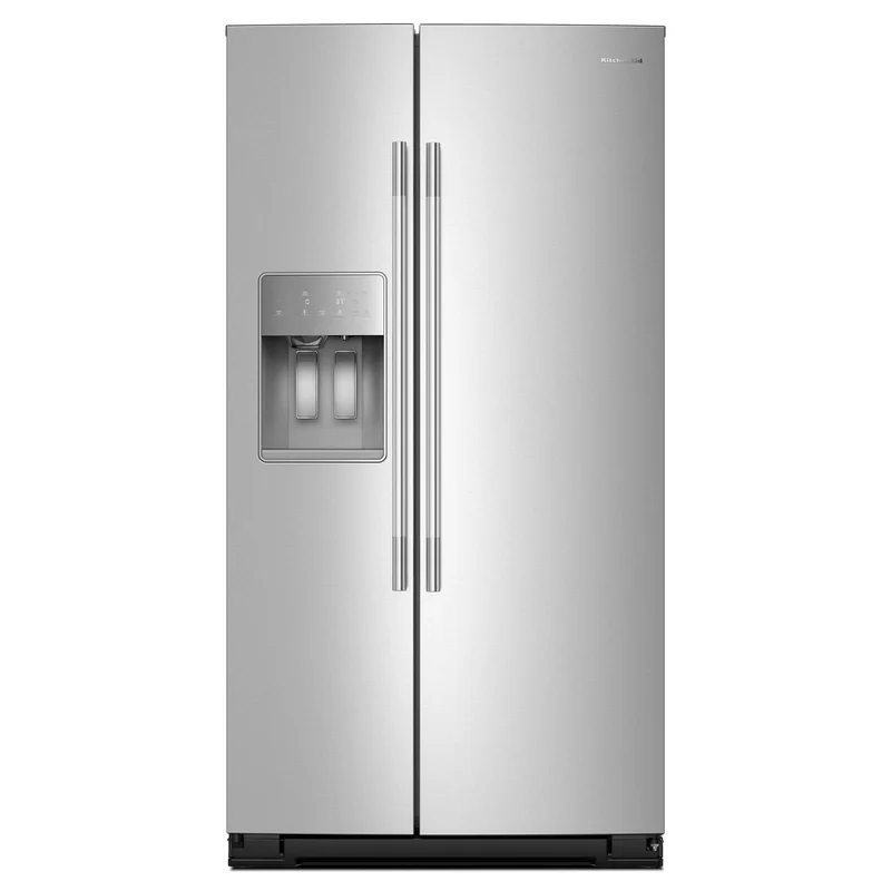 KitchenAid - 36 Inch 28.7 cu. ft Side by Side Refrigerator in Stainless - KRSF536RPS Stainless