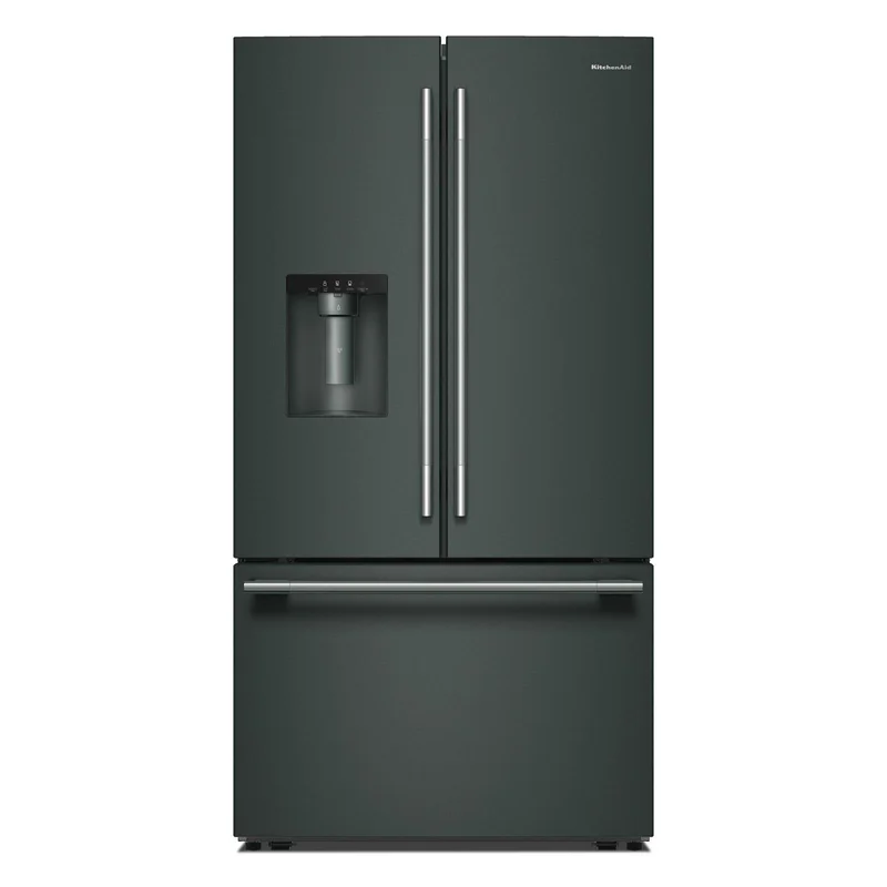 KitchenAid - 36 Inch 29.5 cu. ft French Door Refrigerator in Juniper - KRFF436SJP Juniper