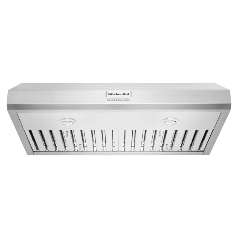 KitchenAid - 36 Inch 585 CFM Under Cabinet Range Vent in Stainless - KVUC606KSS Stainless