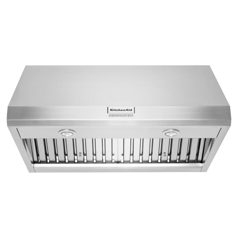 KitchenAid - 36 Inch 585 or 1170 CFM Wall Mount and Chimney Range Vent in Stainless - KVWC906KSS Stainless