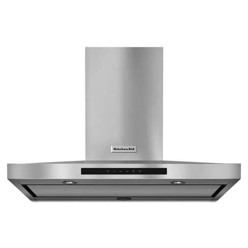 KitchenAid - 36 Inch 600 CFM Wall Mount and Chimney Range Vent in Stainless - KVWB606DSS Stainless