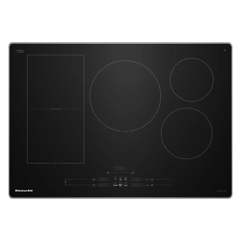 KitchenAid - 36 Inch Induction Cooktop in Stainless - KCIT736SSS Stainless